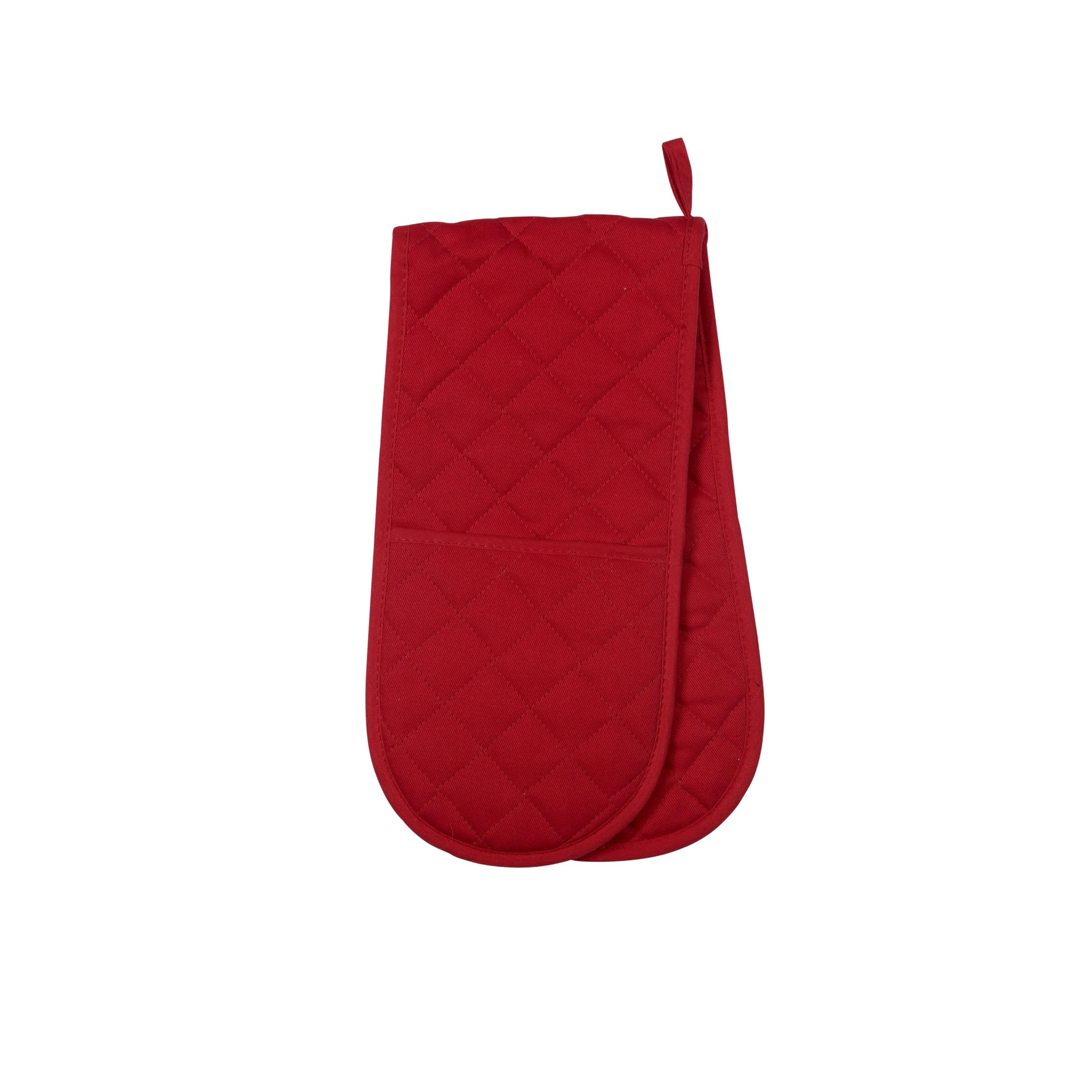 Dexam 16150341 Love Colour Double Oven Glove-Scarlet, Red, 78x 18