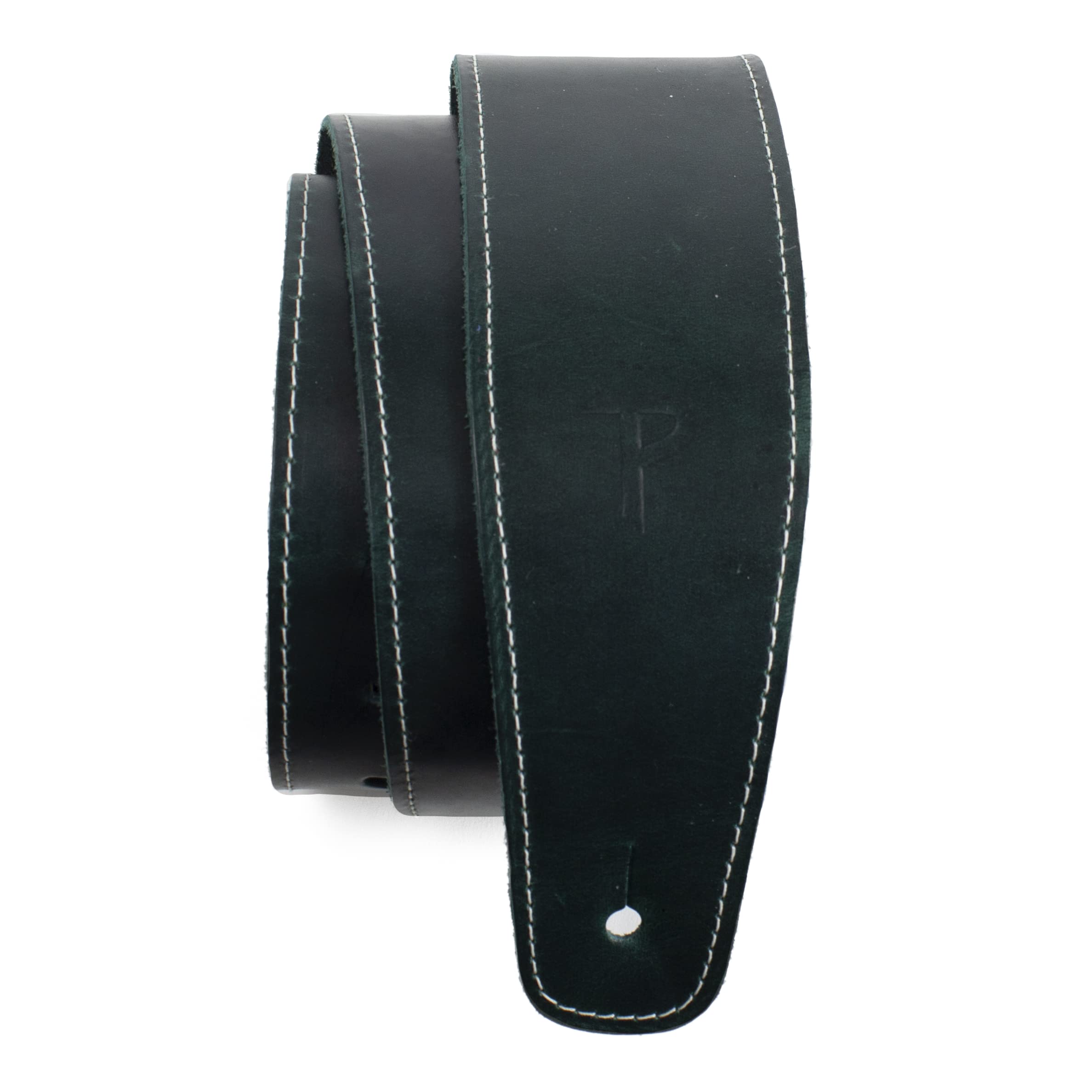 Perri’s Leathers Ltd. - Guitar Strap - Baseball Leather (Series) - Teal - Adjustable - For Acoustic/Bass/Electric Guitars - Made in Canada (SP25S-7302)