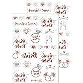 Ucity 2 Pack Bachelorette Party Tattoo,Bride and Bride Tribe Flash Temporary Tattoos