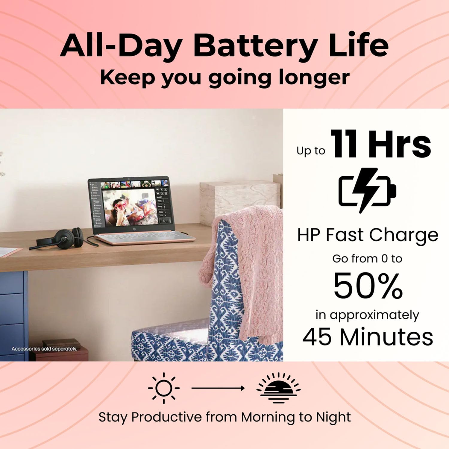 Laptop HP Ultrabook con Microsoft Copilot AI y Office 365 • CPU Intel de alto rendimiento • 16 GB de RAM • 1,3 TB de almacenamiento (SSD de 320 GB y OneDrive de 1 TB) • Windows 11 sin mouse