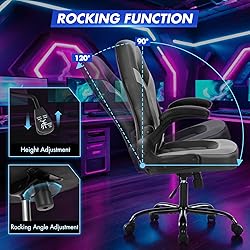 Sweetcrispy Computer Video Game Desk Chair