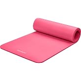 Retrospec Solana Yoga Mat Thick 1/2in Non-Slip Workout Mat with Nylon Strap - 72x24in Exercise Mat for Pilates, Stretching &amp; Fitness - BPA Free, Easy Clean