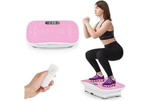 Goplus Vibration Plate Exercise Machine, Vibrating Platform for Lymphatic Drainage, Weight Loss, Home Fitness Workout Stand F