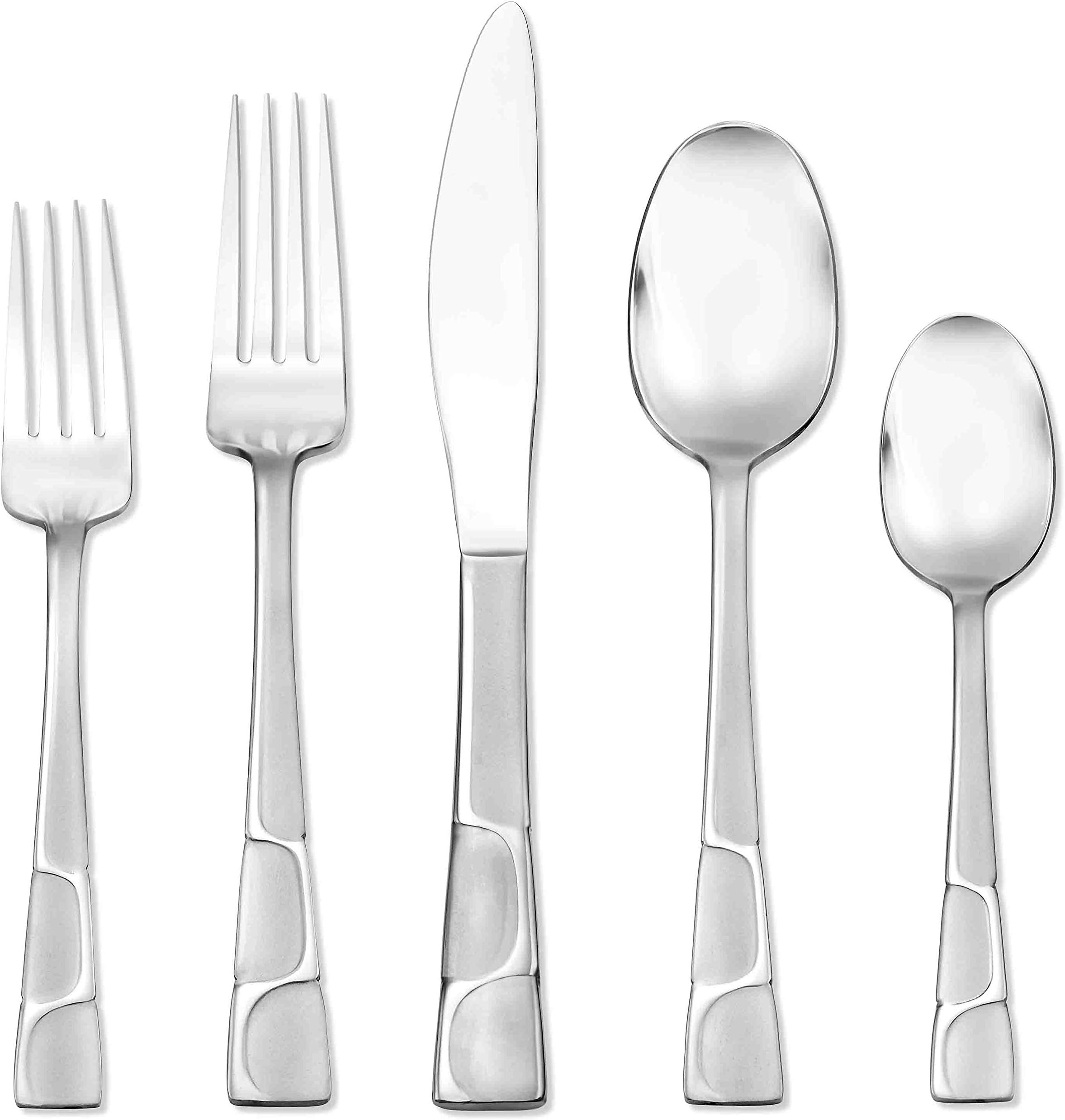Hampton Forge RiverFrosted–5Piece PlaceSetting, 5 Piece, Silver