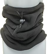 Blackrock HEAT Thermal Neck Warmer Snood Black Microfleece with Drawstring view 8