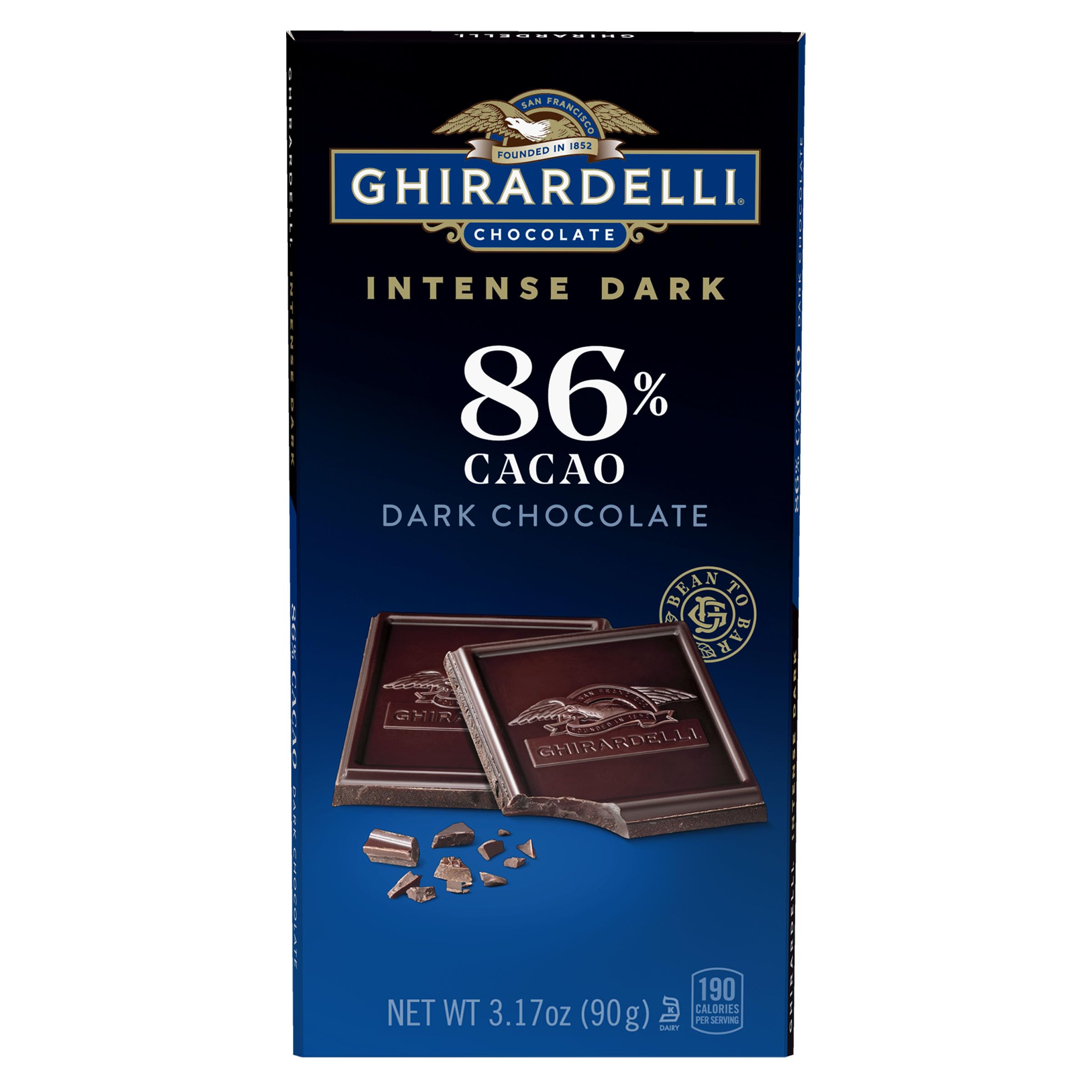 Mua Ghirardelli, Premium Dark 86% Cacao Dark Chocolate Bar, Bold Extra Dark Chocolate with Rich Cocoa Notes, 3.2 Ounce trên Amazon Mỹ chính hãng 2026 | Fado
