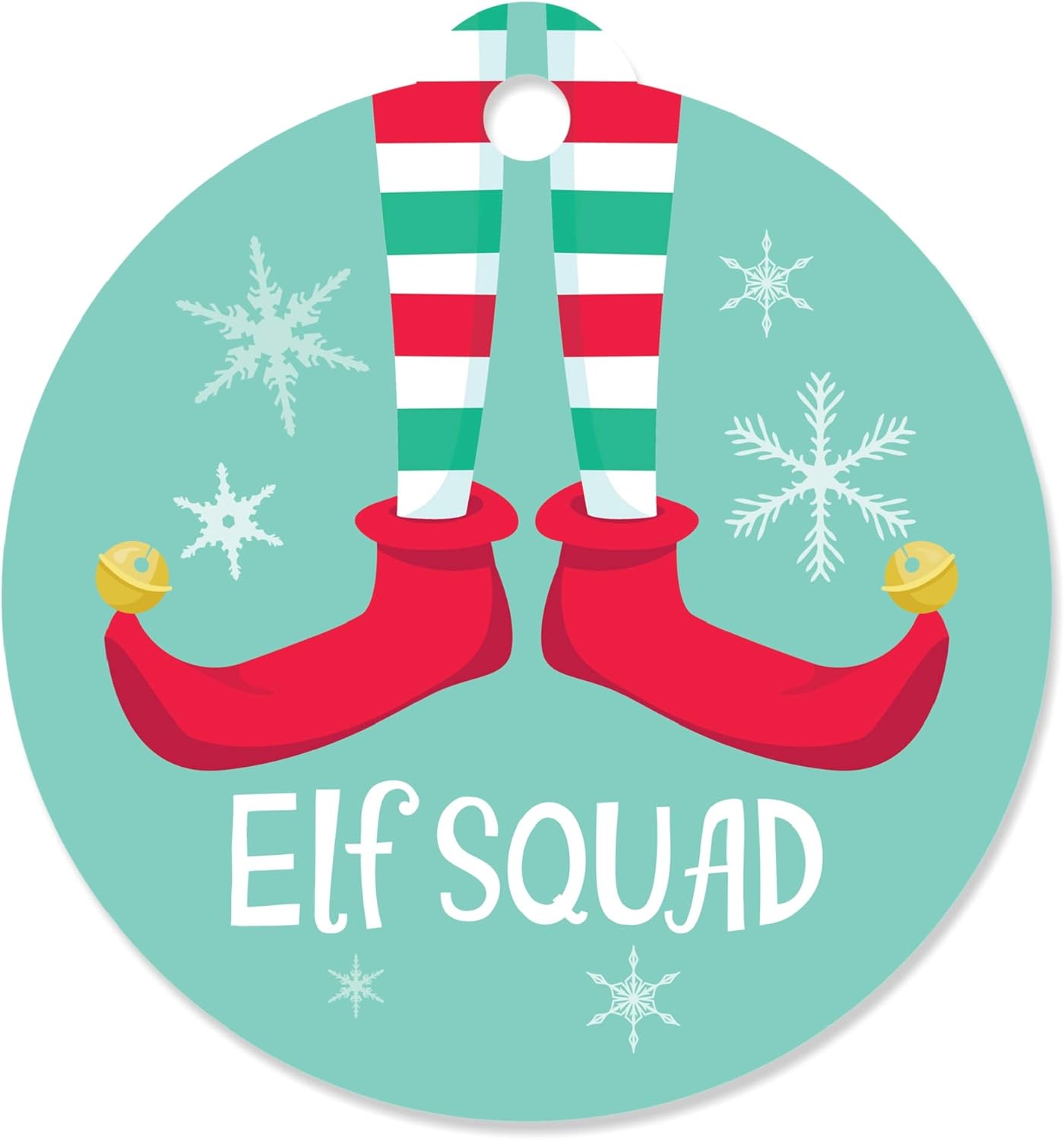 Download Amazon Com Big Dot Of Happiness Elf Squad Kids Elf Christmas And Birthday Party Favor Gift Tags Set Of 20 Health Personal Care