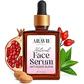 Organic Natural Anti-Aging Face Oil Serum – Cold-Pressed & Unrefined Oil Blend with Noni, Rosehip, Pomegranate, and Castor Oil – Deep Hydration, Fine Line Reduction, and Radiance Boost 2 oz