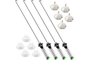 VYPART W11130362 WTW5000DW3 WTW5000DW2 MVWX655DW1 MVWC565FW1 Washer Suspension Rod Kit for Whirlpool Maytag Bravos Top Load Washer MVWC565FW0 11022352510 W10594080 W10735786 W10748956 W10780040 | 23.3in