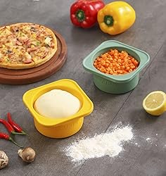 KEVJES Stackable Silicone Artisan Pizza Dough
