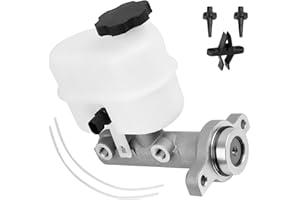 FEXHULL 25827890 Brake Master Cylinder with Reservoir and Sensor Fit for Chevy, GMC and Cadillac Vehicles - Silverado 1500/Sierra/Tahoe/Yukon/Escalade 09-14 - Replace OE# 25827890