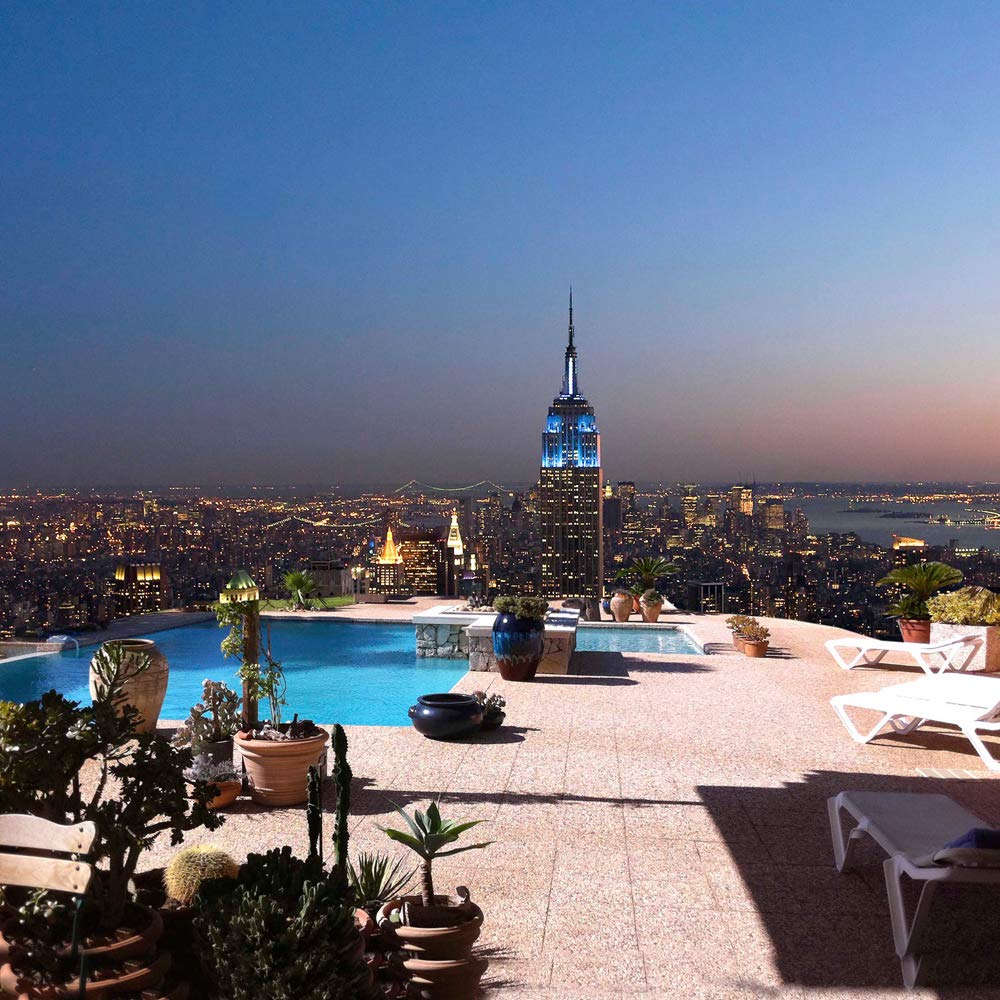 International Graphics - Finished Picture - MN.FF - ''Beautiful View of New York''- 30 x 30 cm - Direct printing on acrylic glass