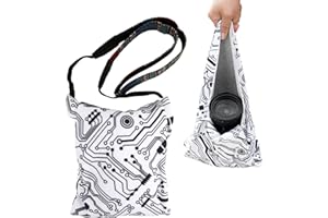 GCJUYA Protective Wrap, Camera wrap, Magic Self-Adhesive Cloth, 21.6"x21.6" Anti-scratch Lens Camera Wrap, Folding, Washable, Lens pouches, Soft cloth with a sticky for camera and tech gear