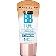 Maybelline Dream Pure Skin Clearing BB Cream, 8-in-1 Skin Perfecting Beauty Balm With 2% Salicylic Acid, Sheer Tint Coverage, Oil-Free, Deep, 1 Count