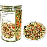ramen toppings，mixed vegetables 8.8oz/250g，Use dried vegetable flakes to make flavorful dried soups, noodles, pizza, rice, and sauces.