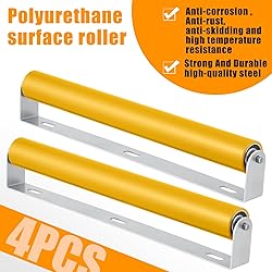 Therwen Pack of 4 Boat Trailer Roller with Bracket