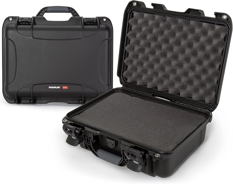 NANUK 920 Waterproof Hard Case with Foam Insert Black