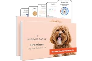 Wisdom Health Wisdom Panel Premium: Most Comprehensive Dog DNA Test for 200+ Health Tests | Accurate Breed ID and Ancestry | 