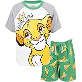 Disney T-Shirt & French Terry Shorts Set Toddler to Big Kid Sizes (2T - 14-16)