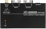 Behringer PP400 Ultra-Compact Phono Preamp with RCA and TRS Outputs view 5