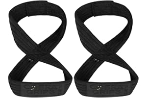 GRIP POWER PADS Deadlift Straps Figure 8 Loop Lifting Straps The #1 Choice for Power Lifters weightlifters workout Enthusiasts