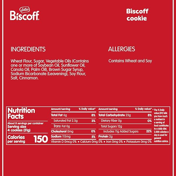 LOTUS BISCOFF COOKIES- CARAMELIZED BISCUIT COOKIES – 13.23 OUNCE – NON GMO PROJECT VERIFIED + VEGAN