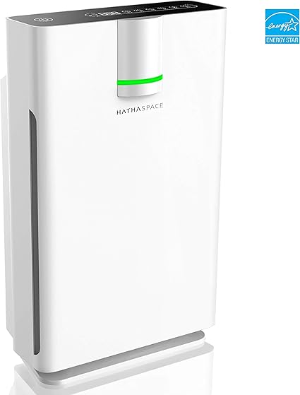 Hathaspace Hsp002 Smart True Hepa Luftreiniger 2 0 Fur Grosse Raume Mit Medizinischer H13 Hepa Filtration 5 In 1 Luftreiniger Fur Allergien Asthma Haustiere Geruche Raucher 1500 M Amazon De Kuche Haushalt