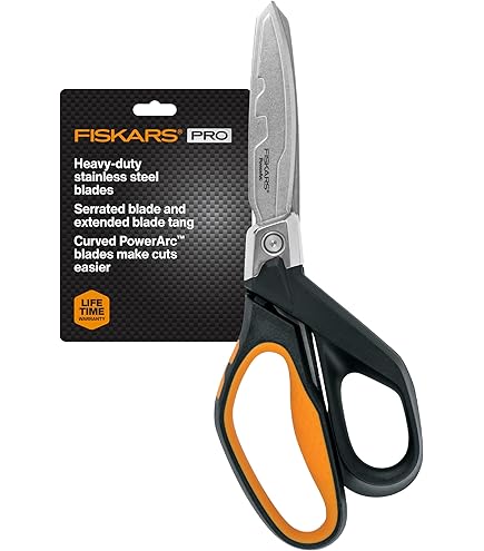 Amazon.com: Fiskars PowerArc Heavy-Duty Scissors, Up to 30% More