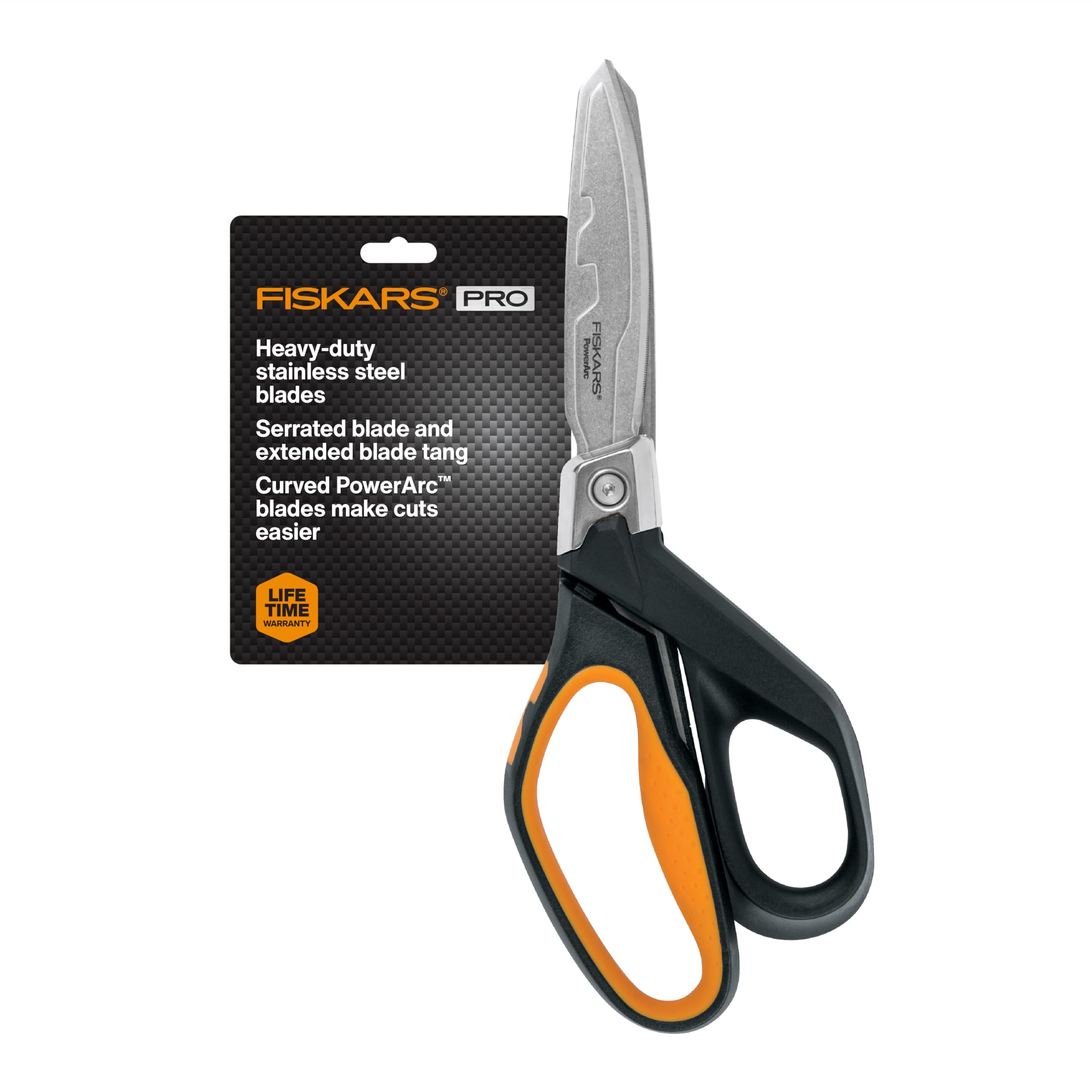 Fiskars 8 Inch PowerArc Serrated Hardware Shears