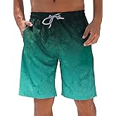 ELETOP Men's Swim Trunks Quick Dry Bathing Suit Swimming Board Shorts Mesh Lining Beach Swimwear