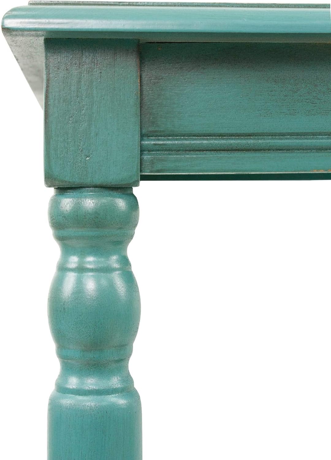 Décor Therapy Blue Simplify End Table Oak: Furniture & Decor