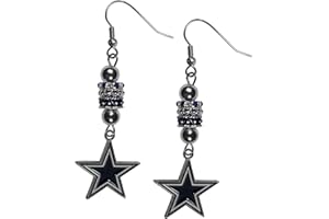 Siskiyou Sports NFL womens Euro Bead Earrings