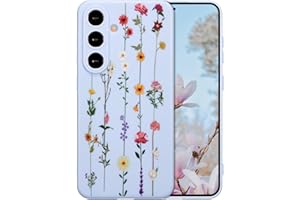 ZTOFERA Floral Case for Samsung Galaxy S25 FE 5G,Cute Flower Pattern Case for Girls Women,Flexible Silicone Protective Slim S