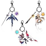 UTIEHD GI Character keychain set, 3pcs Acrylic