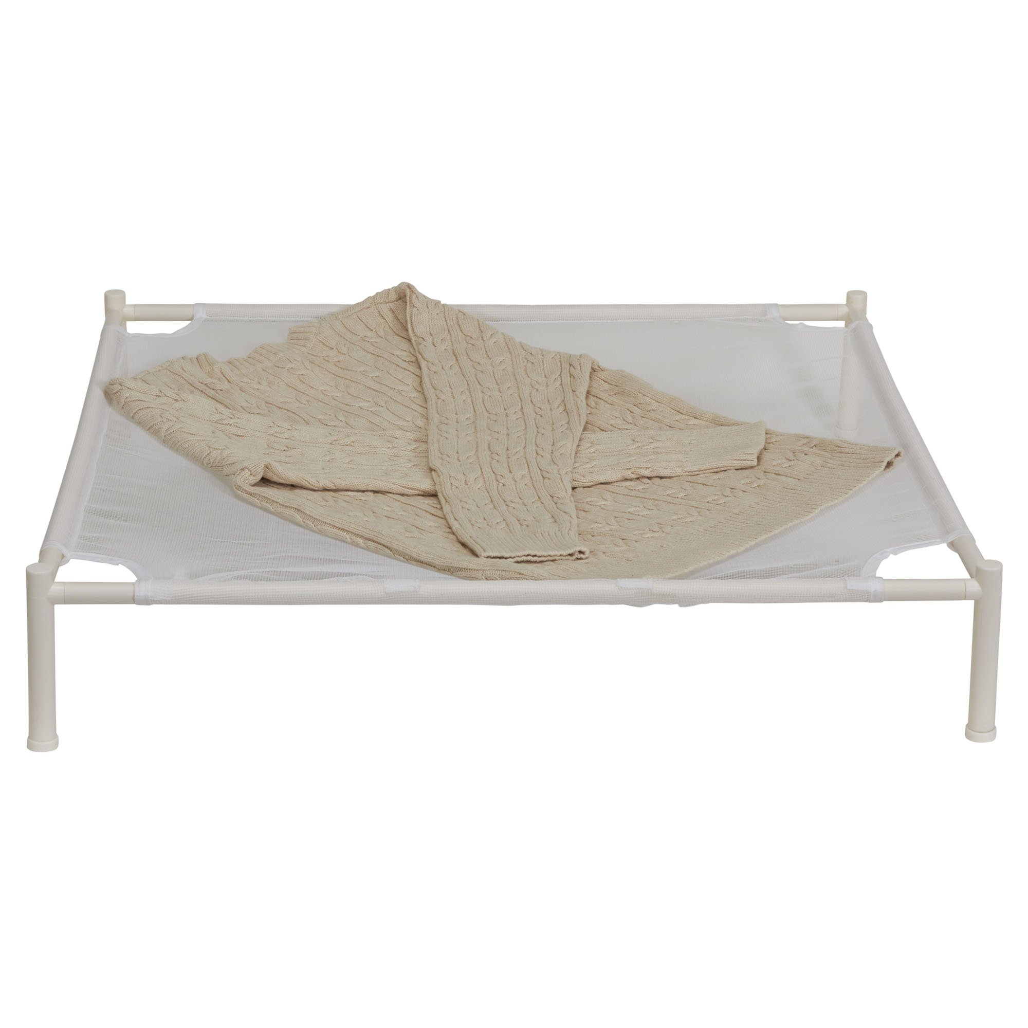 Household Essentials 04004 Stackable Mesh laundry Drying Rack White