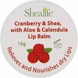 Shealife Cranberry Shea Aloe Calendula Lip Balm 15g view 4