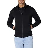 Amazon Essentials Men's Sweatshirt, Mock Neck, Fleece Zip Up