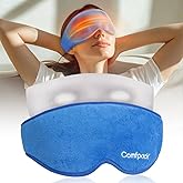 Comfpack Eye Mask for Dry Eyes - Warm Compress for Eyes - Removable Moist Heat Eye Compress & Microwave Hot Eye Mask for Blepharitis & MGD, Chalazion, Remove Styes, Sinus Relief, Gift