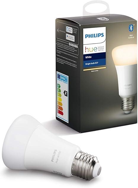 Philips Hue White E27 Led Lampe Einzelpack Dimmbar Warmweisses Licht Steuerbar Via App Kompatibel Mit Amazon Alexa Echo Echo Dot Gerat Zertifiziert Fur Menschen Amazon De Baumarkt