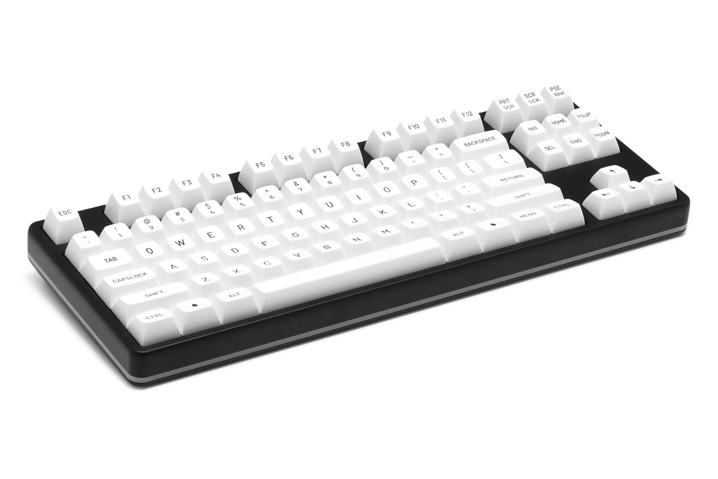 DROP MT3 Black-on-White Keycap Set, ABS Hi-Profile Keycaps, Doubleshot Legends, MX Style Covers Fullsize, Tenkeyless, Winkeyless, 60%, 65%, and 75% (Base Kit)