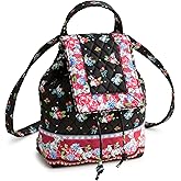Vera Bradley Women's Disney Premium Cotton Original Drawstring Backpack, 101 Dalmatians, One Size