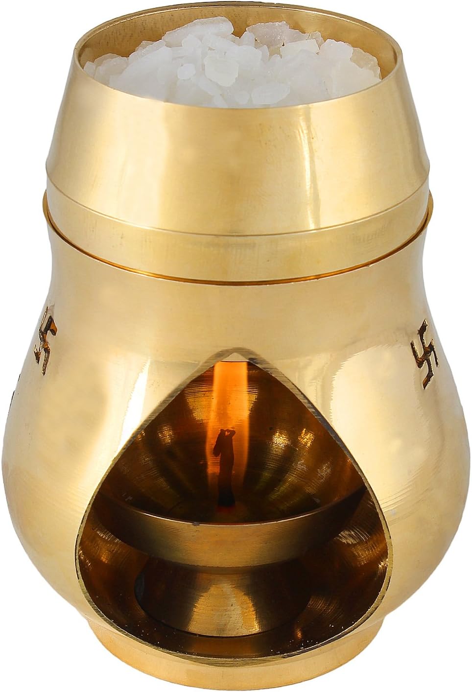 DnS CAMPHER LAMP PURE BRASS CHARGED BY REIKI GRAND MASTER & VASTU EXPERT Mr. PARDIEP JAIN