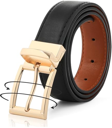 CHAOREN Reversible Belt for Women, Womens Leather Belt for  display picture 2