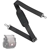 OGNWFUNK 63" Padded Adjustable Shoulder Strap Compatible with Veto Pro Pac, Durable Bag Strap with Heavy-Duty Alloy Hooks for Tool Bags, Duffel Bags, Travel Gear, and Work Equipment