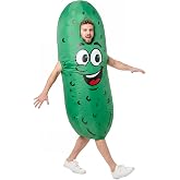 Velmitten Pickle Inflatable Costume Adult Funny Halloween Suit | Pickle Blow Up Costume Halloween Funny Inflatable Costume Pickle Suit for Funny Cosplay Party