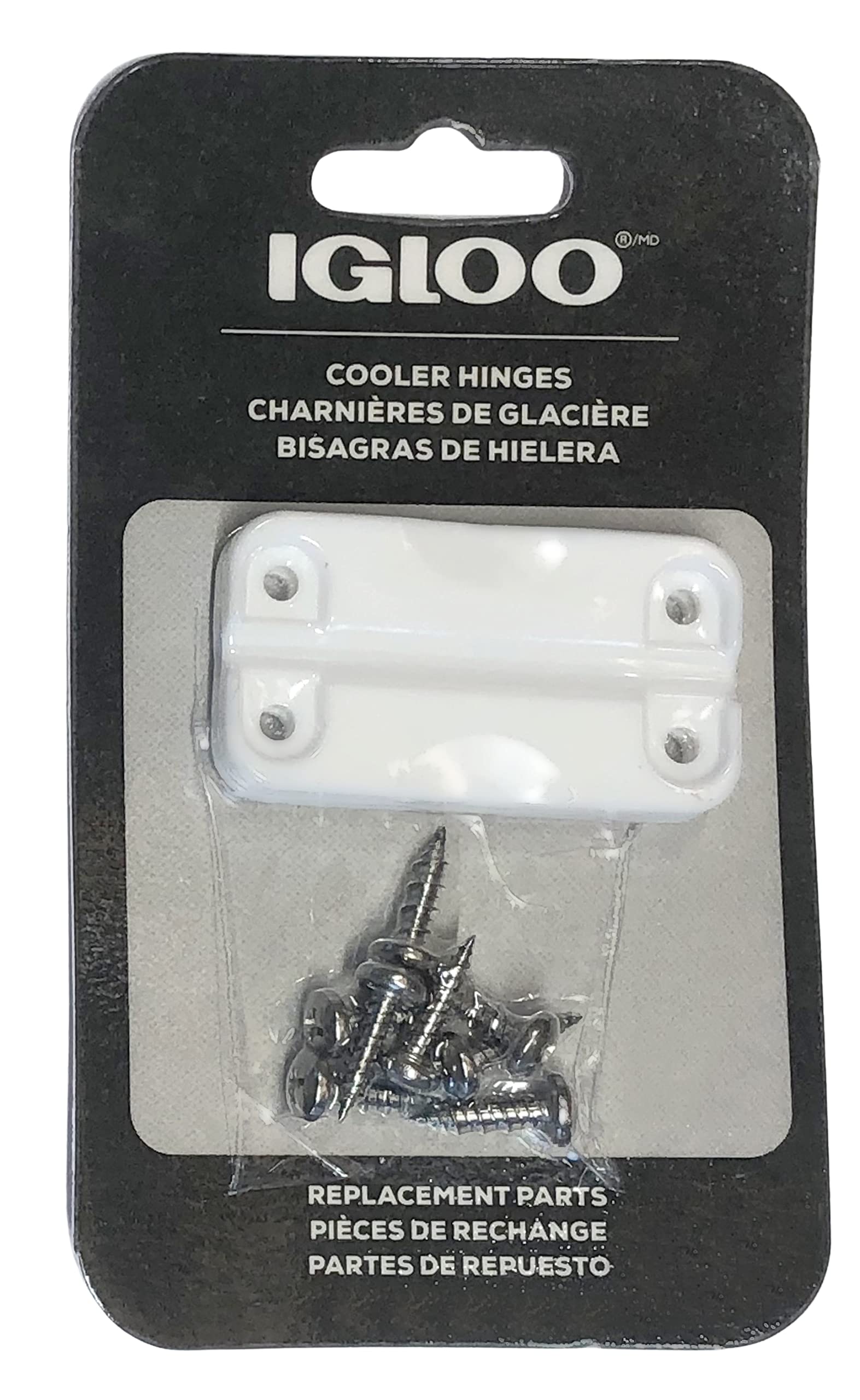 Igloo Replacement Hinges for Ice Chests (1-Pair), white
