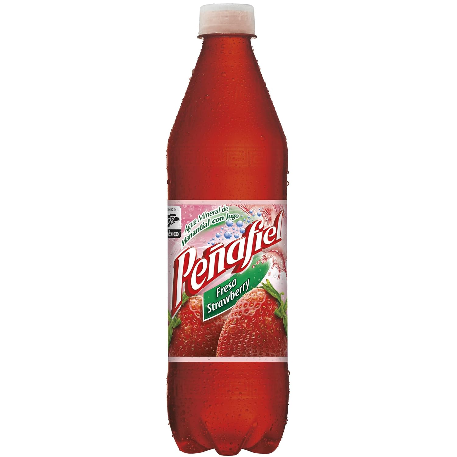 Peñafiel Fresa Mineral Spring Water, 20.3 fl oz bottles (Pack of 12)