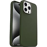 OtterBox iPhone 15 Pro Max Symmetry Series Cactus Leather for MagSafe - Cactus Grove (Green), Snaps to MagSafe, Ultra-Sleek, Raised Edges Protect Camera & Screen