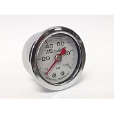 Marshall Instruments CW00100 1 1/2" Shock Proof Gauge, 0-100psi Comp White