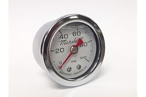 Marshall Instruments CW00100 Liquid Filled Fuel Pressure Gauge